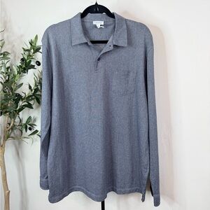 Sunspel Classic Gray Long Sleeve Shirt